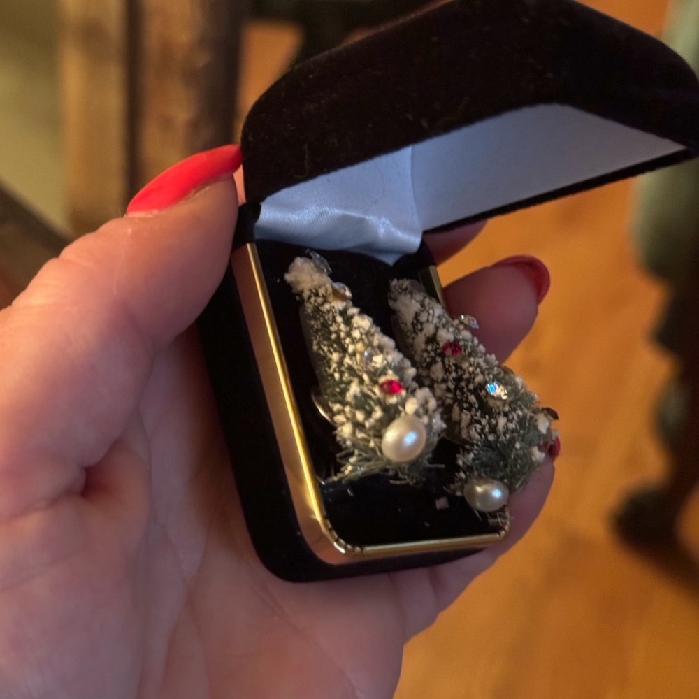 Bottle Brush trees earrings 🎄 - Picture 2 of 10